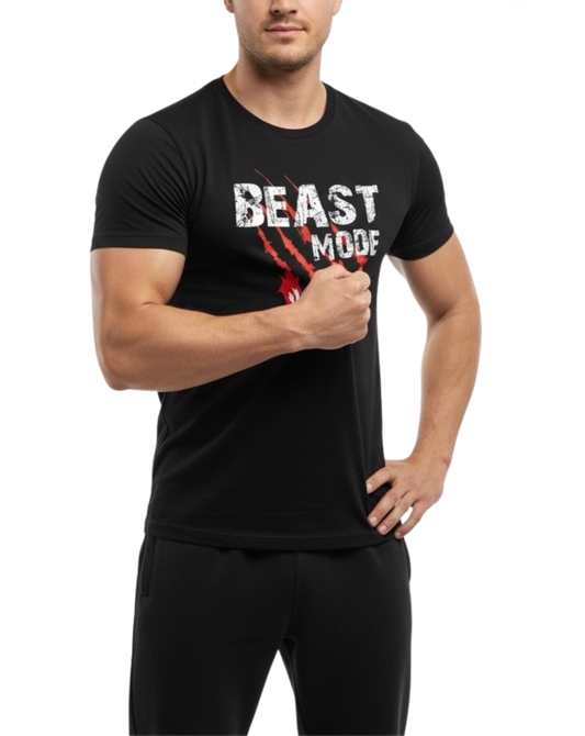 Beast Mode Graphic Tee-Slim Fit