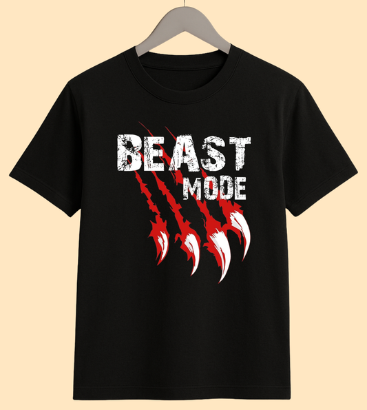 Beast Mode Graphic Tee-Slim Fit