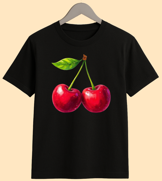 Women’s Slim Fit Cherry SlimFIt Graphic T-Shirt