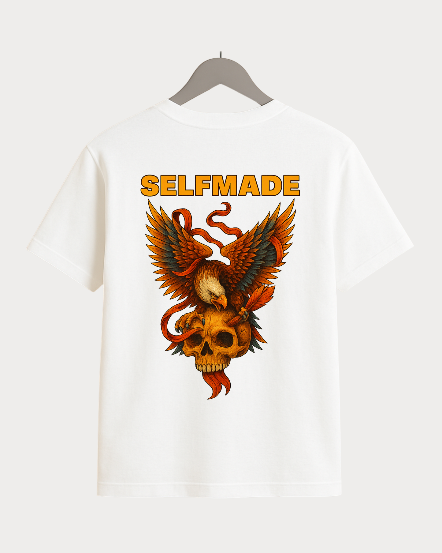 Rise of the Selfmade – White Graphic Tee