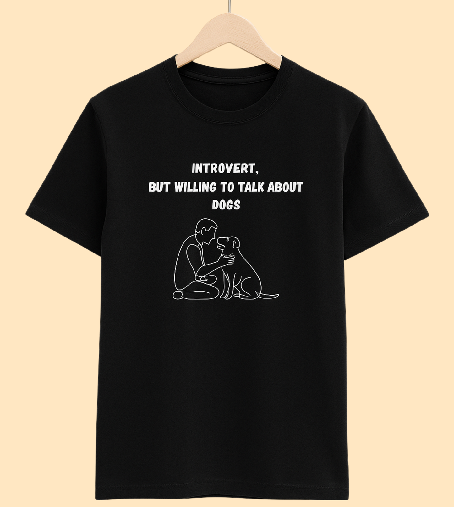Introvert But Willing to Talk About Dogs – Graphic Unisex T-Shirt | Aura Streetwear
