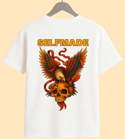 Rise of the Selfmade – White Graphic Tee