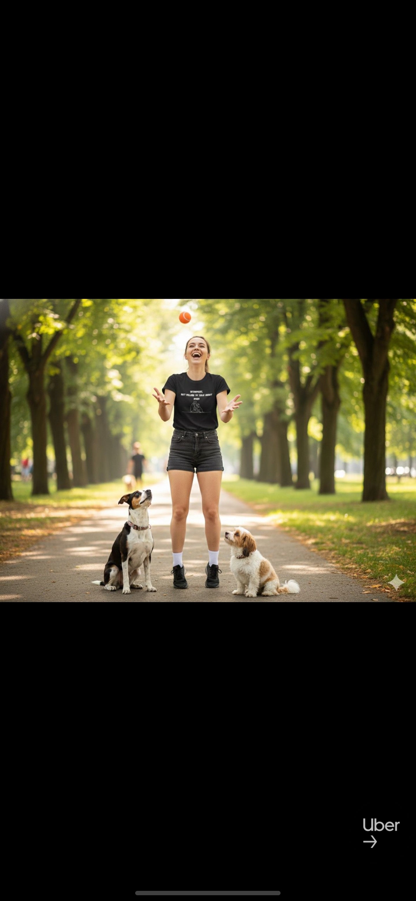 Introvert But Willing to Talk About Dogs – Graphic Unisex T-Shirt | Aura Streetwear